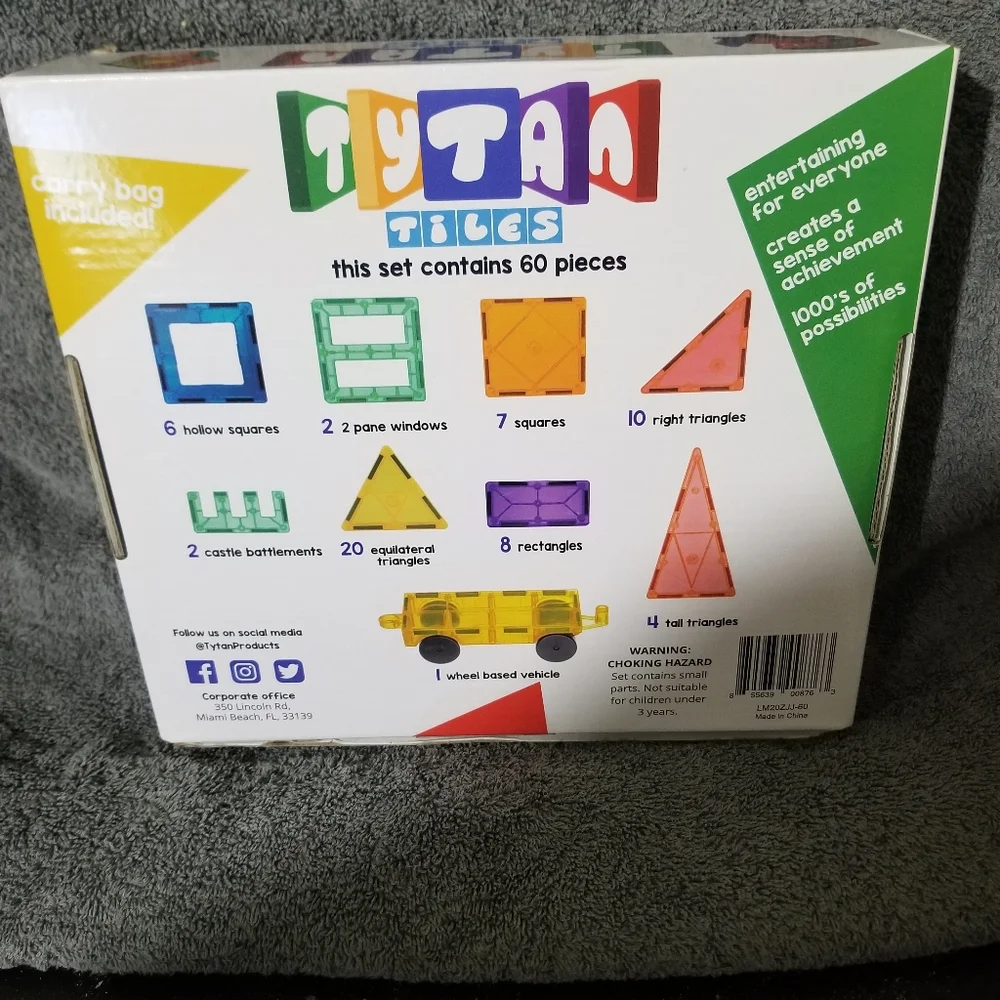 STEM Tiles Colorful Building Set - Picture 2 of 3